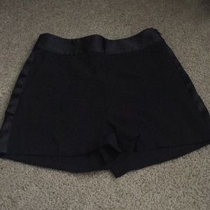 Black high waisted shorts